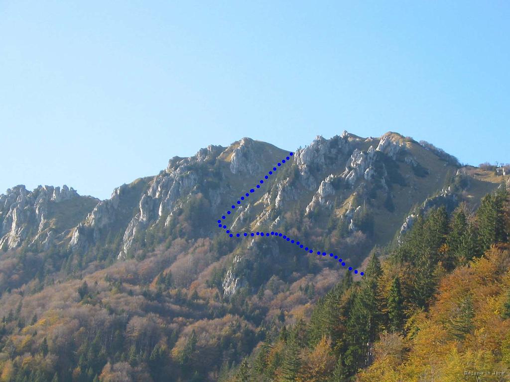 Slika_49.jpg - Pogled nazaj v smeri najinega vzpona.