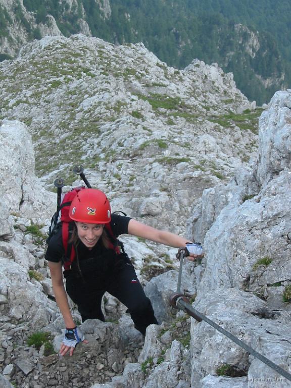 Slika_21.jpg - Proti vrhu Storžiča je bilo potrebno še kar nekaj moči, vendar B nasmeh ni zapustil.
