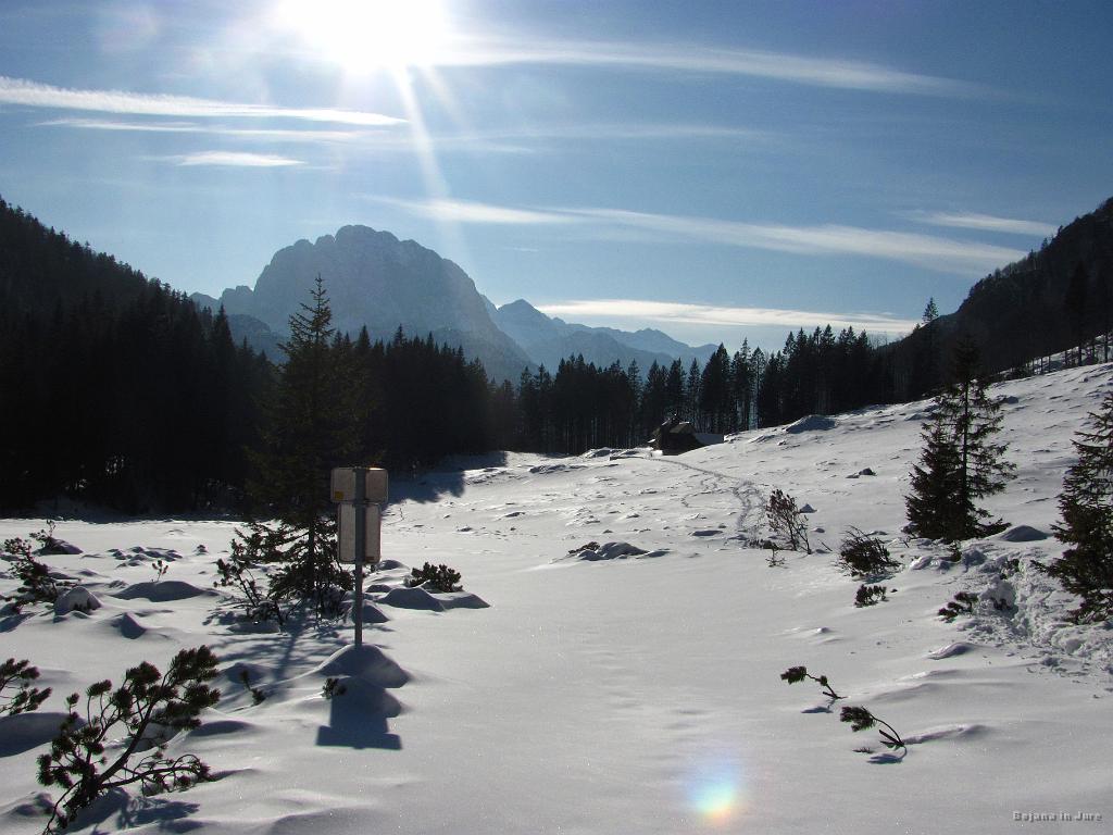 Slika_50.jpg - Nisva šla po isti poti mimo planine, temveč tu na levo, da sva prišla na cesto.