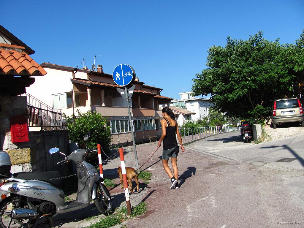 Slika_052.jpg - Mogoče je to samo stereotip, a vsaka Italijanka je imela psa in zagorelo polt, vsak Italijan pa skuter in tetovaže.